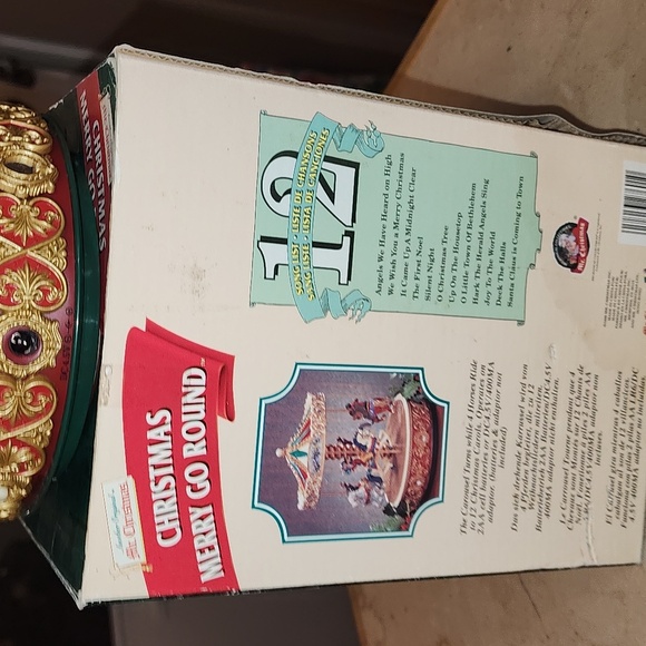 1998 VINTAGE MR. CHRISTMAS MERRY GO ROUND - Picture 3 of 3